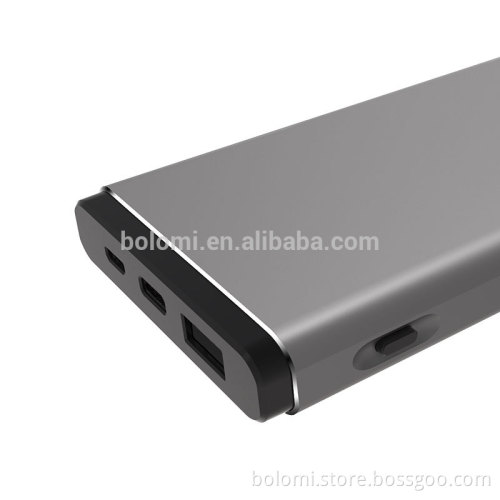 Dual usb port backup Power bank with Aluminum alloy shell